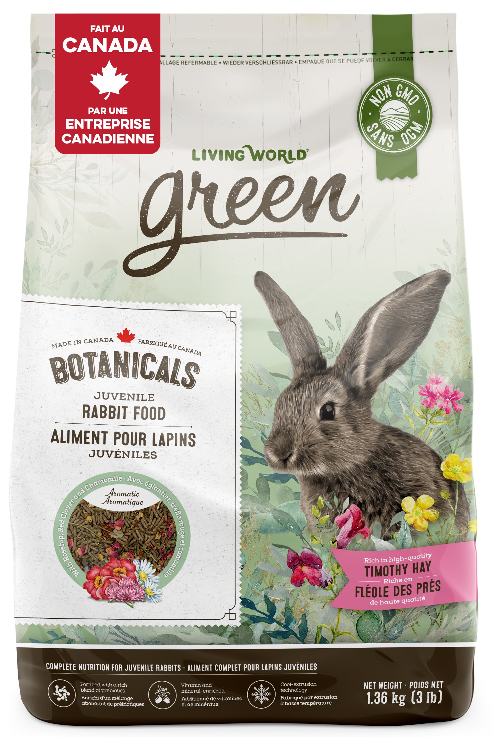 Aliment Botanicals pour lapins juvéniles