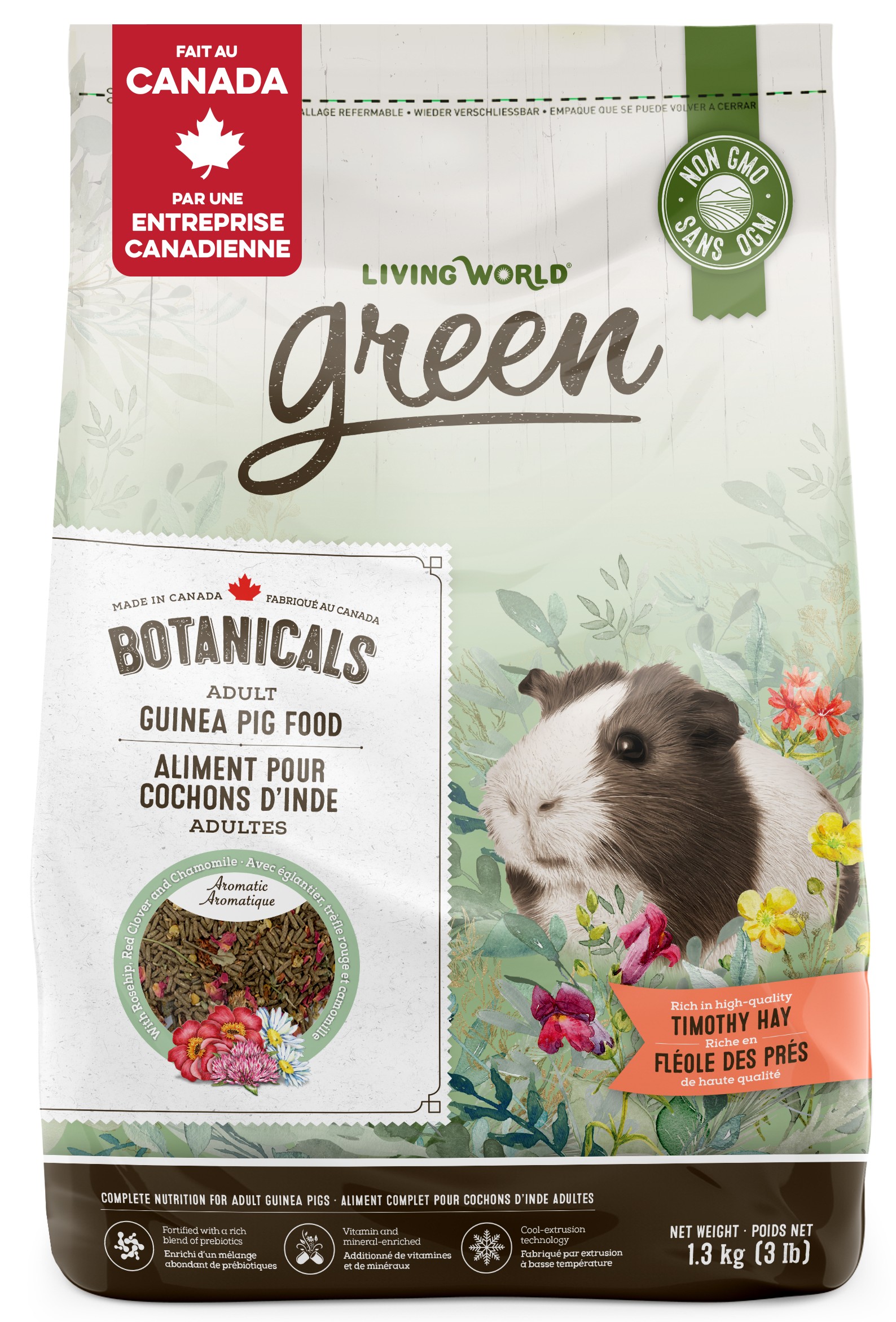 Aliment Botanicals pour cochons d’Inde