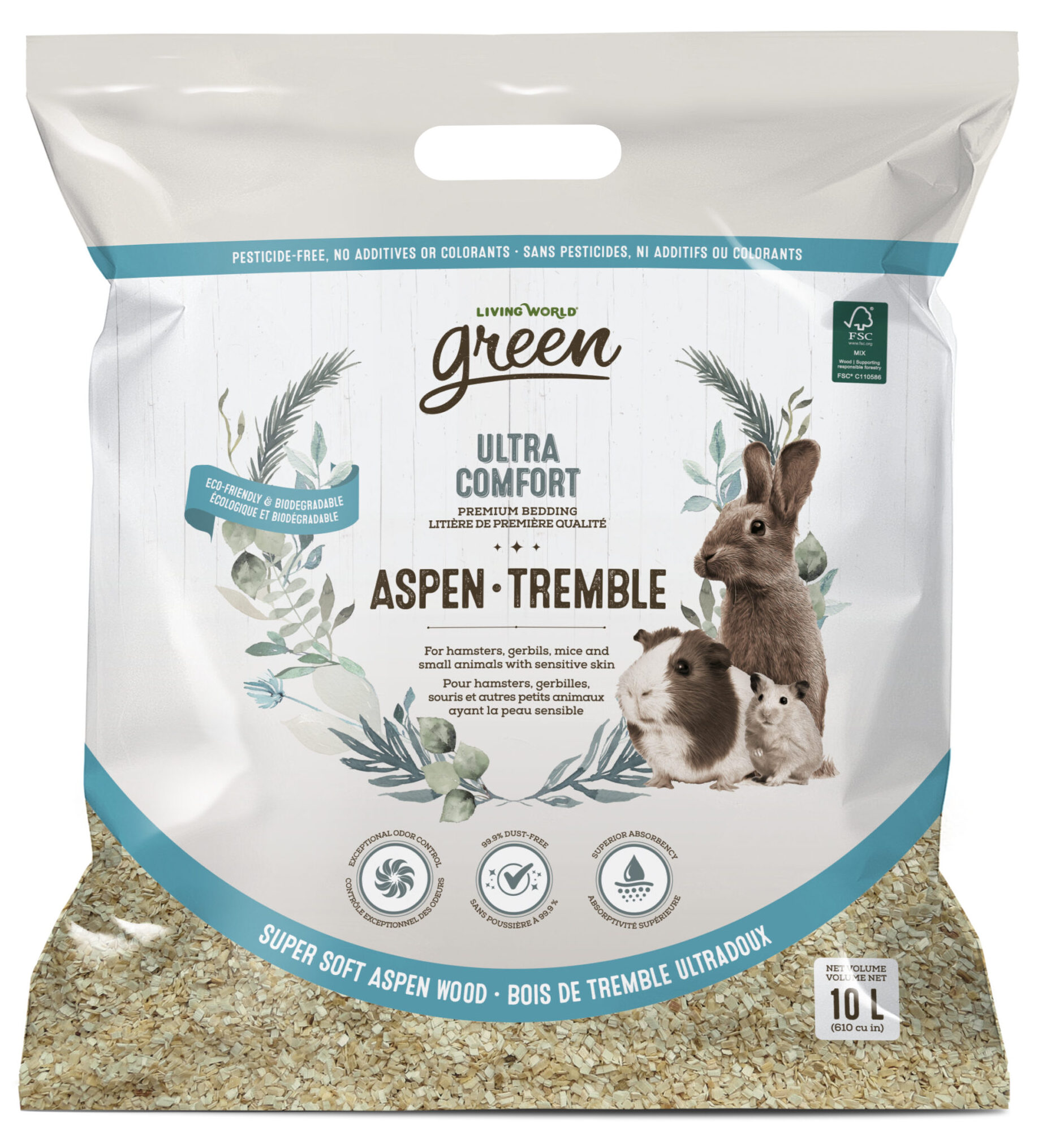 Litière de bois de tremble Ultra Comfort  – Ultra-douce