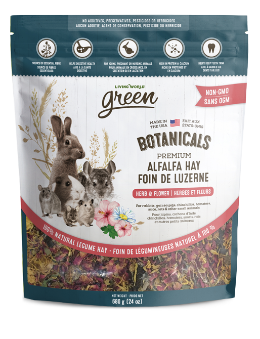 Botanicals Premium Alfalfa Hay – Herb & Flower Mix