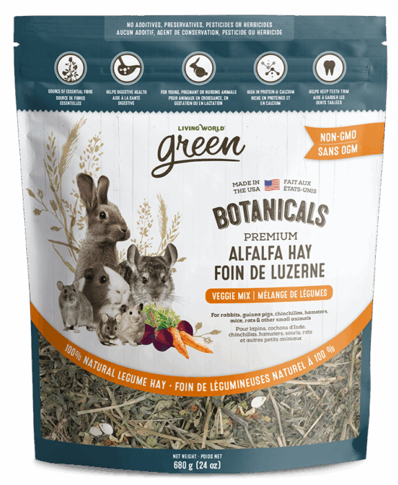 Botanicals Alfalfa Hay – Veggie Mix