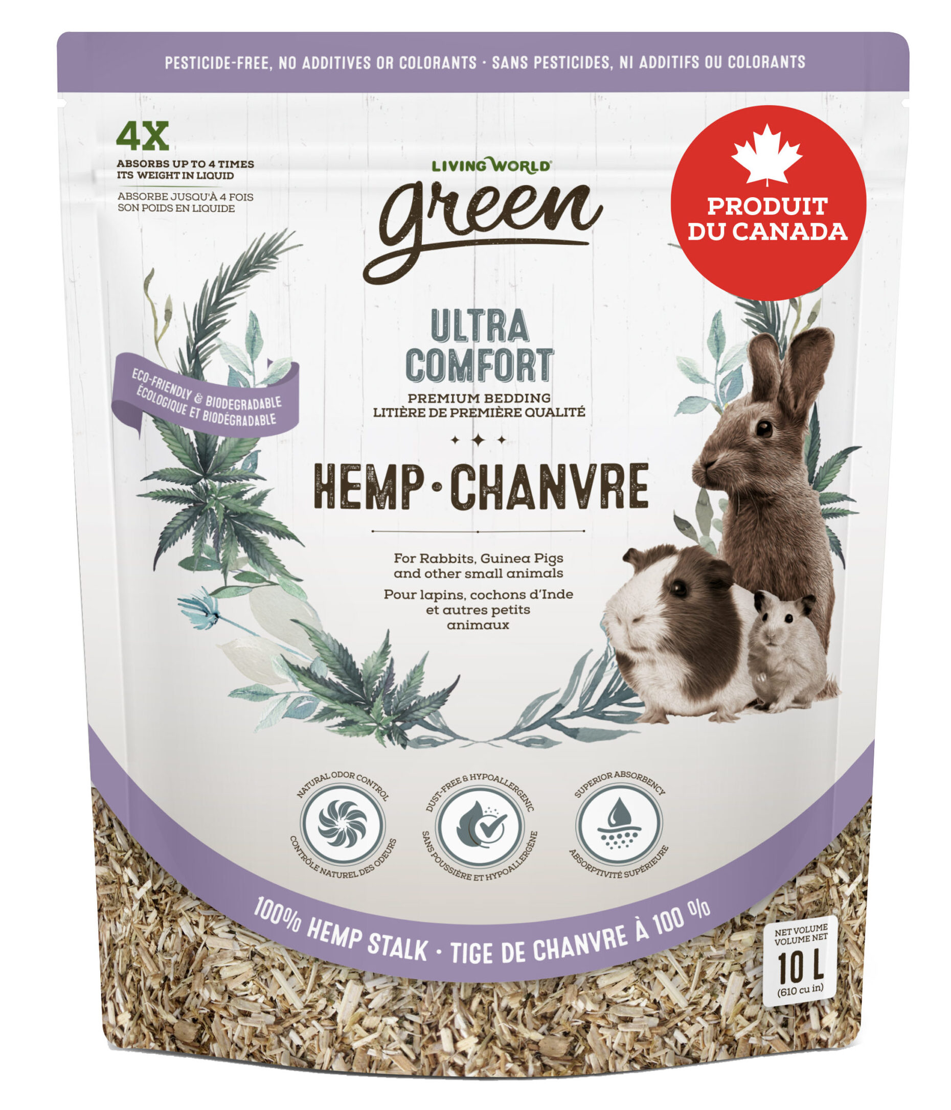 Litière de chanvre Ultra Comfort