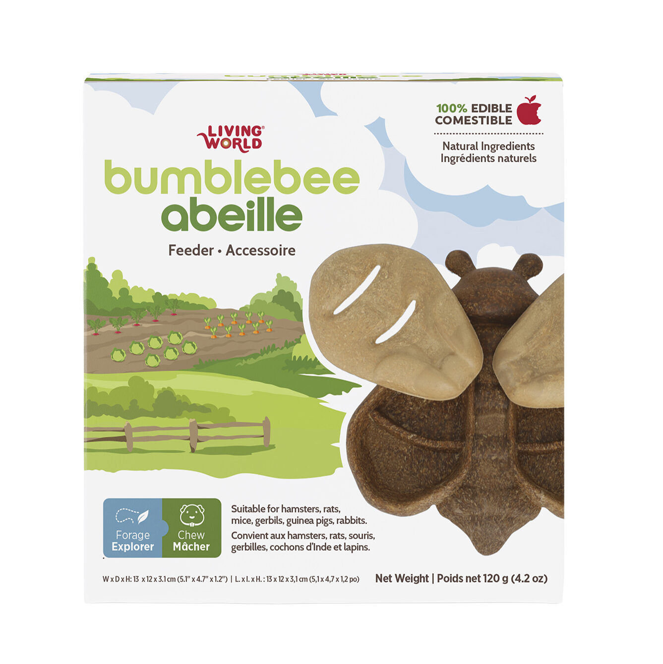 Living World Edible Bumblebee Feeder